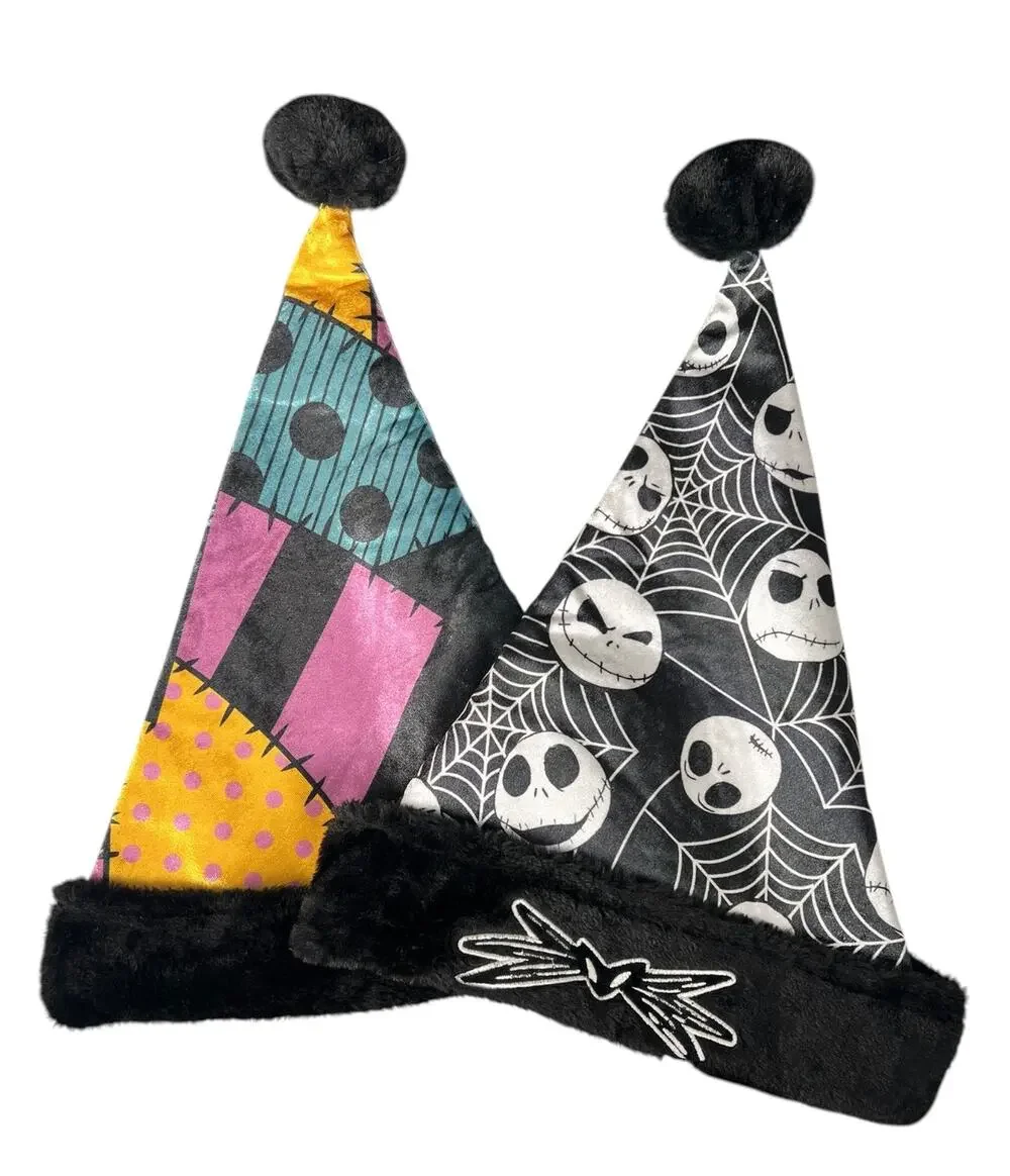 Disney Nightmare Before Christmas Jack Skellington Holiday Hats Set of 2